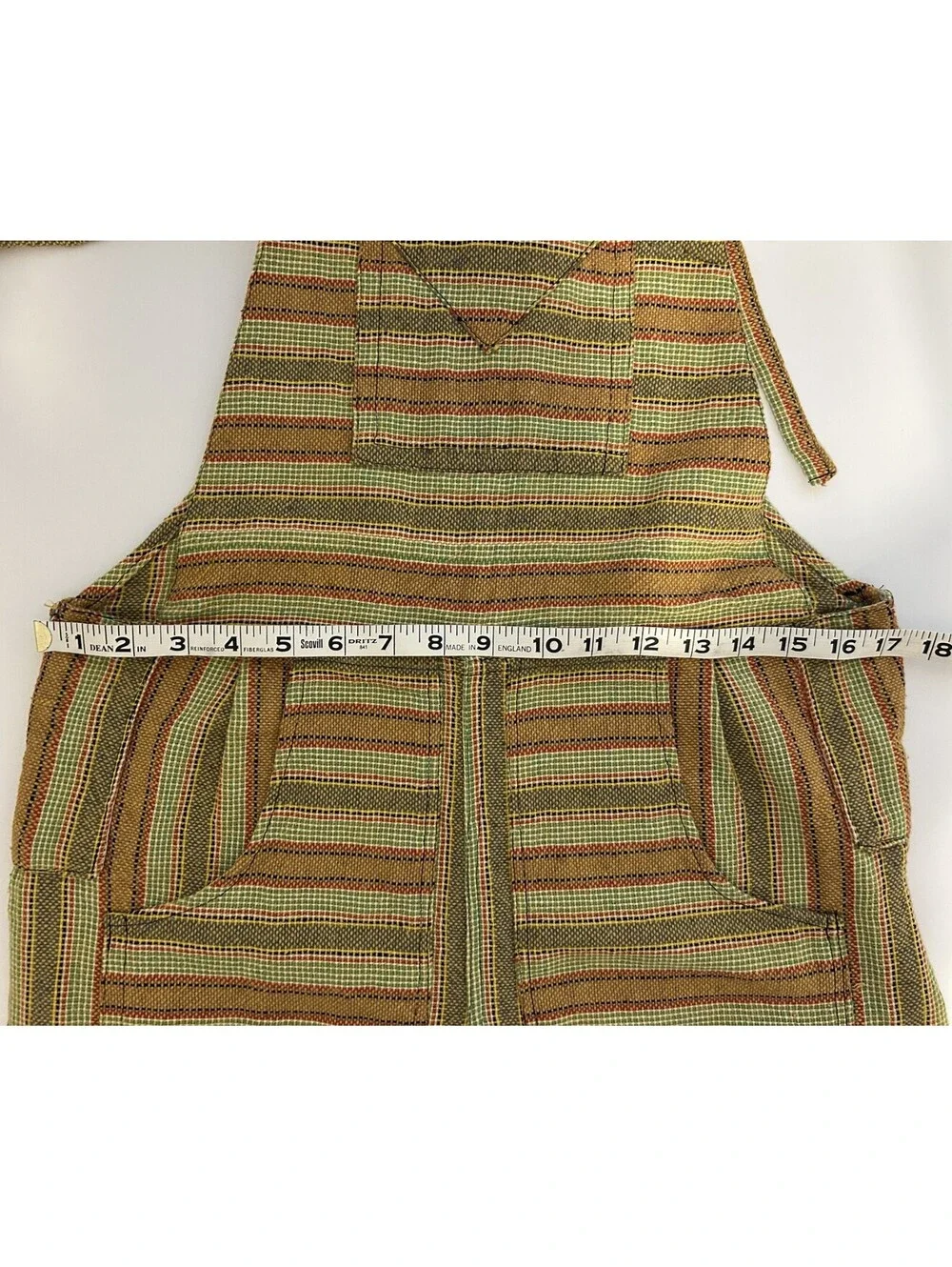 Shorts Jumper Made In Mexico Adjustable Tie Straps Pockets  Multi color raw edge